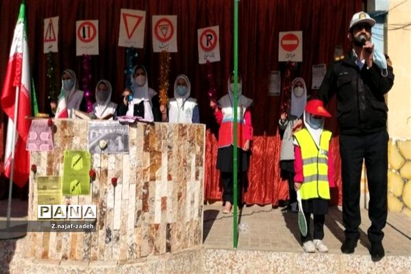 آموزش فرهنگ ترافیک در مدارس پاکدشت