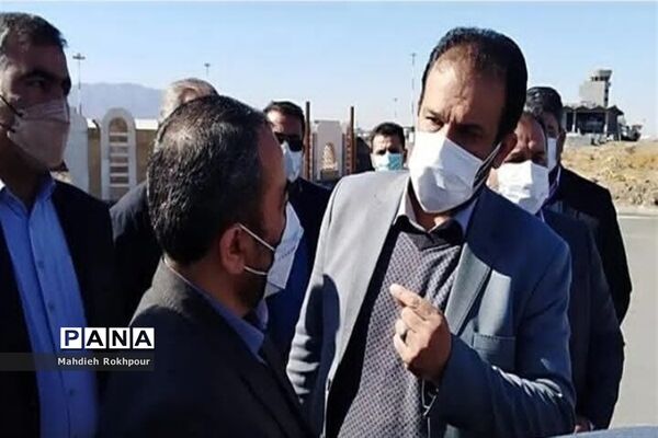 بازدید استاندار خراسان جنوبی از پاویون فرودگاه بین‌المللی شهید کاون بیرجند