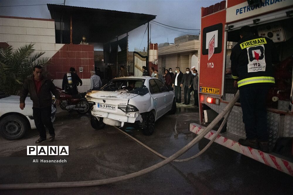 انفجار یک واحد مسکونی در لامرد