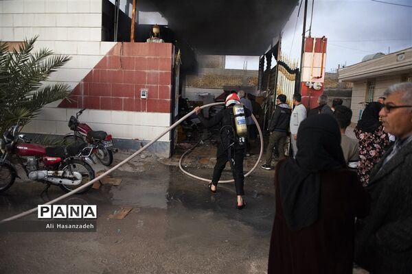 انفجار یک واحد مسکونی در لامرد