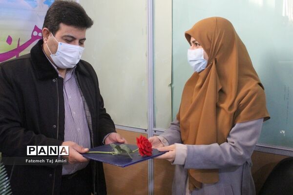 مراسم تجلیل از همکاران سازمان دانش‌آموزی استان بوشهر