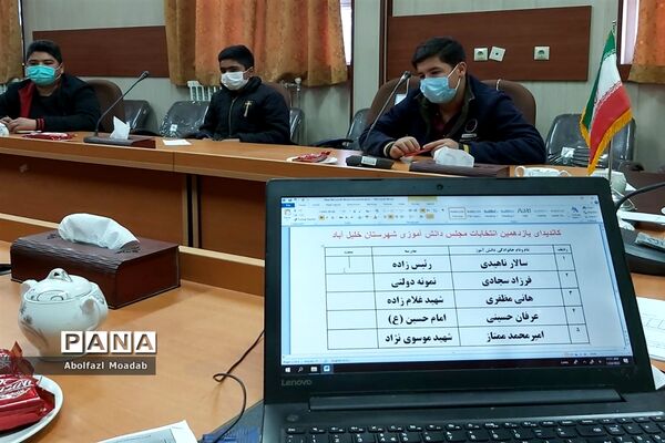 برگزاری یازدهمین دوره انتخابات مجلس شورای دانش‌آموزی، خلیل آباد