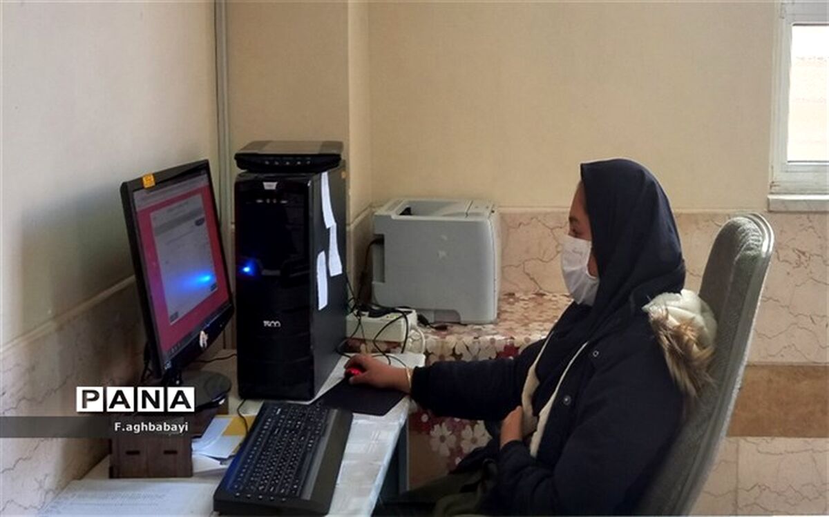 برگزاری آزمون سلامت روان در دبیرستان دخترانه مرضیه