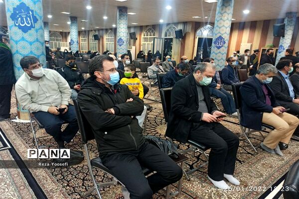 مراسم وداع با شهید گمنام در شهرستان شهریار
