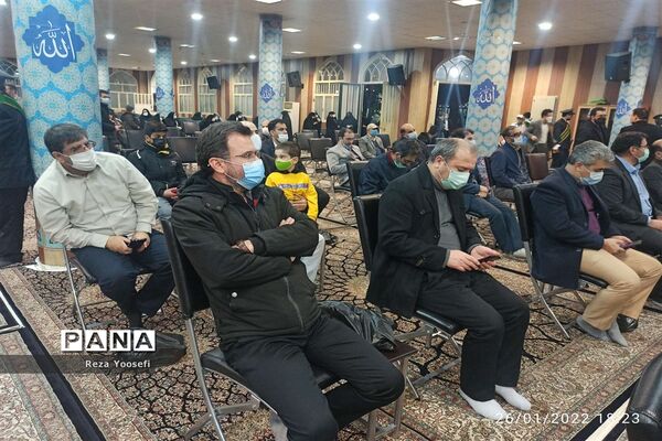 مراسم وداع با شهید گمنام در شهرستان شهریار