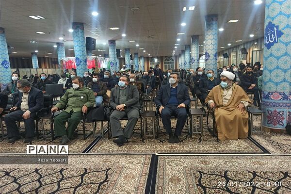 مراسم وداع با شهید گمنام در شهرستان شهریار
