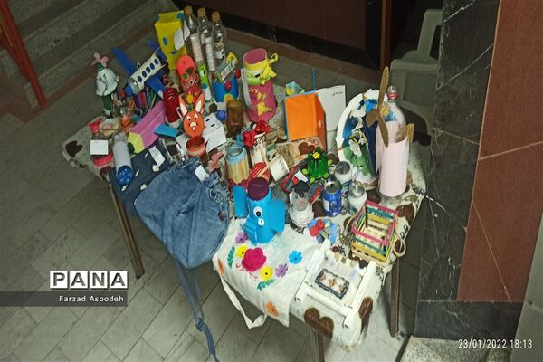 برگزاری نمایشگاه هنرهای دستی به‌مناسبت هفته طبیعت