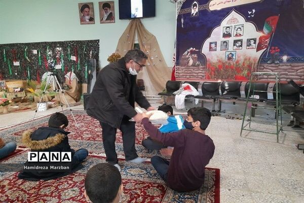 مراسم زیارت عاشورا درآموزشگاه شهید احمد کاظمی اسلامشهر