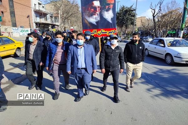 برگزاری راهپیمایی محکوم کردن جنایات رژیم آل سعود علیه مردم یمن در رودهن