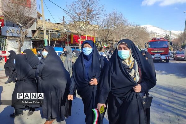 برگزاری راهپیمایی محکوم کردن جنایات رژیم آل سعود علیه مردم یمن در رودهن