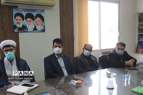 نشست هماهنگی برگزاری مسابقات قرآن، عترت و نماز اداره‌کل آموزش و پرورش استان بوشهر