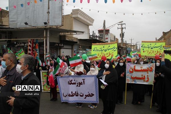 گلباران تمثال امام خمینی (ره) و شهدای انقلاب اسلامی شهرستان بهبهان