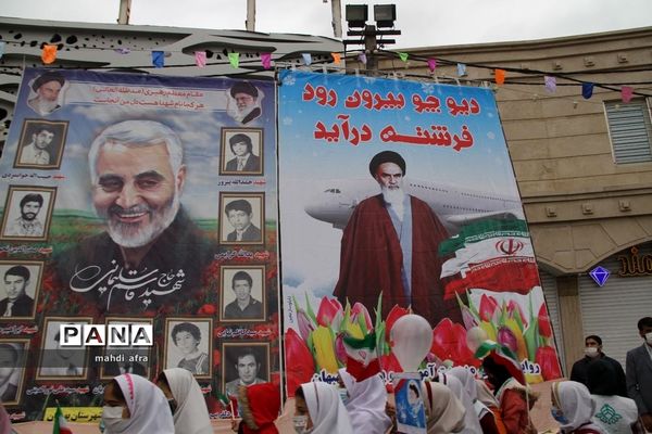 گلباران تمثال امام خمینی (ره) و شهدای انقلاب اسلامی شهرستان بهبهان