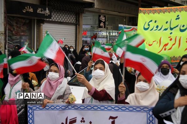 گلباران تمثال امام خمینی (ره) و شهدای انقلاب اسلامی شهرستان بهبهان