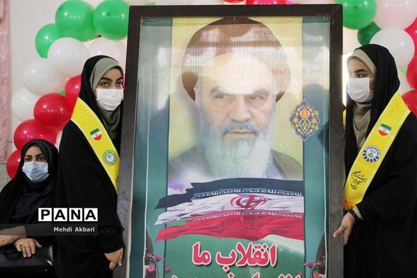 آیین نواختن زنگ انقلاب در ناحیه 4 اهواز