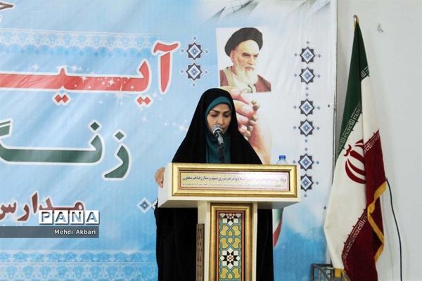 آیین نواختن زنگ انقلاب در ناحیه 4 اهواز