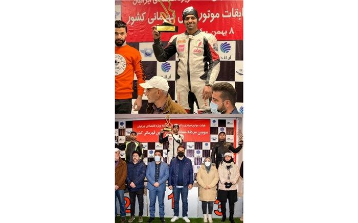 درخشش موتورسواران خراسان‌جنوبی در مسابقات ریس قهرمانی کشور
