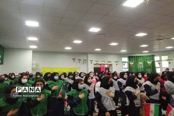 نواختن زنگ انقلاب در مدارس آموزش و پرورش ملارد
