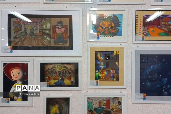 برگزاری نمایشگاه عکس و آثار هنری هنرجویان هنرستان هنر و اندیشه ناحیه یک شیراز