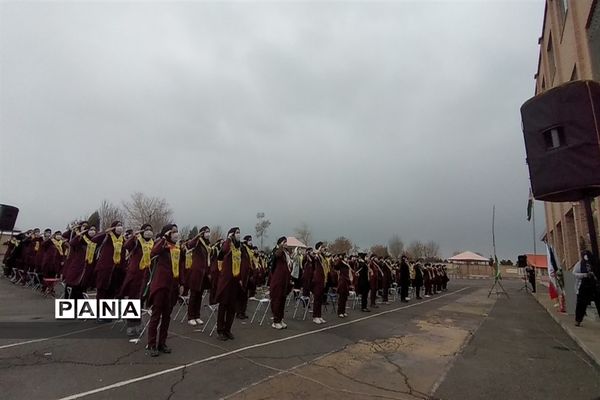 مانور تشکیلاتی یاوران انقلاب و نواختن زنگ انقلاب در جوادآباد