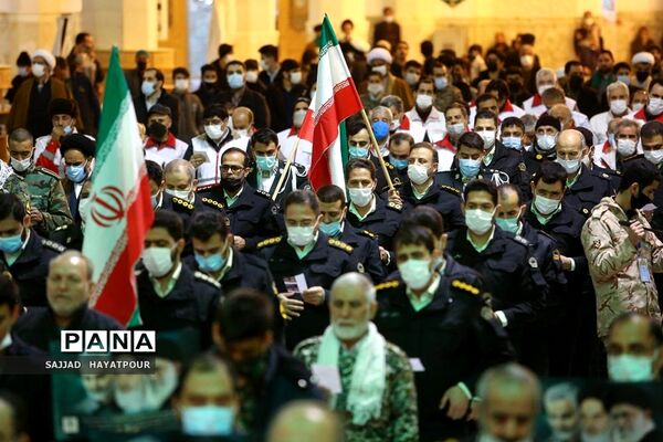 گرامیداشت ایام الله دهه فجر با حضور نیروهای مسلح در قم