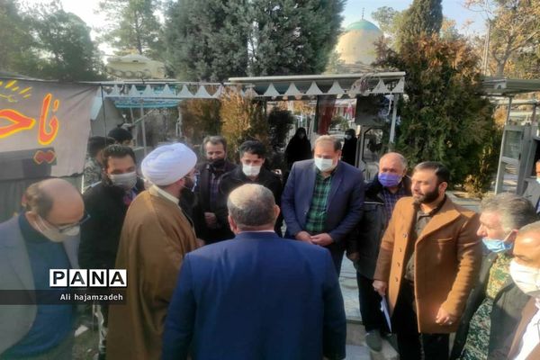 غبارروبی و عطر افشانی مزار شهدای  فشافویه