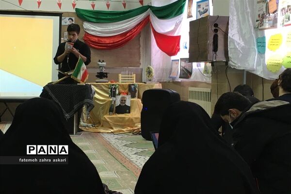 مراسم عزاداری هیأت دانش‌آموزی در گلوگاه