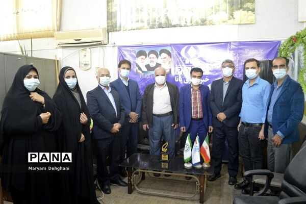 بازدید سرزده معاون تربیت بدنی و سلامت آموزش و پرورش استان بوشهر از سازمان دانش آموزی  استان