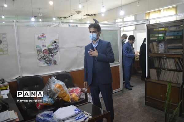 بازدید سرزده معاون تربیت بدنی و سلامت آموزش و پرورش استان بوشهر از سازمان دانش آموزی  استان