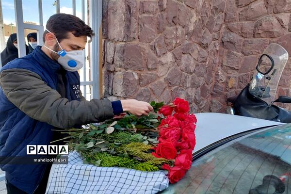 آئین غبار روبی مزار شهدای گمنام ناحیه دو شهرری