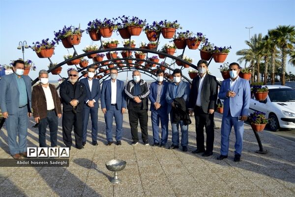 همایش پیاده‌روی همکاران فرهنگی در بوشهر