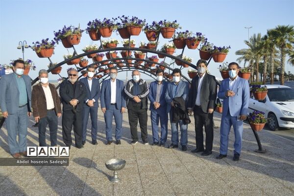 همایش پیاده‌روی همکاران فرهنگی در بوشهر