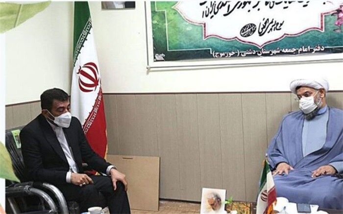 دیدار مدیر کل آموزش و پرورش استان بوشهر با امام جمعه شهرستان دشتی