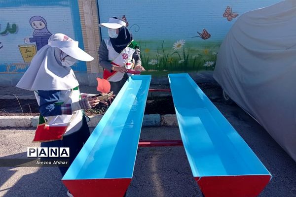 افتتاحیه مدرسه پویا در مدرسه ابتدایی دخترانه سمیه در شهر بندرامام خمینی(ره)