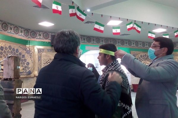 مراسم راهیان نور در نورالشهدا پردیس