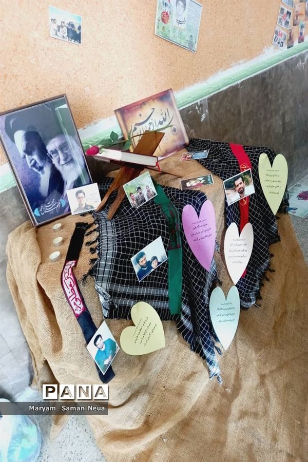 آیین افتتاح نمایشگاه دستاوردهای انقلاب در مدارس آباده