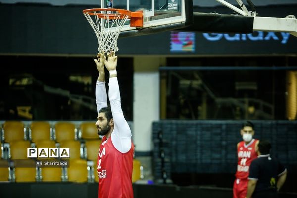 تمرین تیم ملی بسکتبال پیش از رقابت های مقدماتی جام جهانی