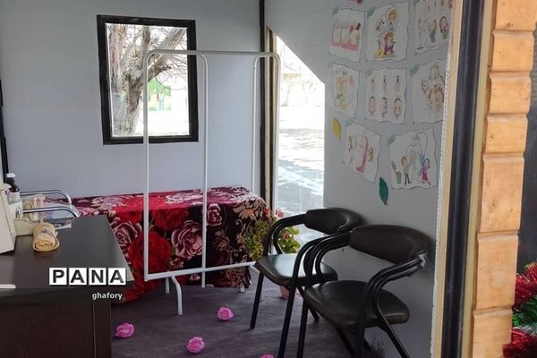 افتتاح اتاق بهداشت مدرسه شهید دستغیب شهر آبسرد