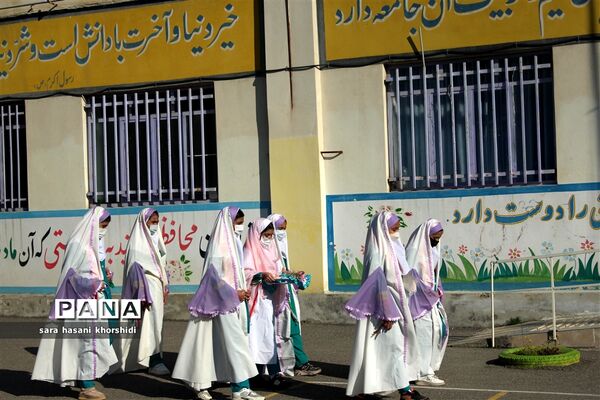مانور تشکیلاتی یاوران انقلاب در گلوگاه