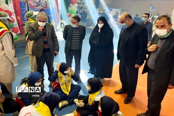 مانور تشکیلاتی یاوران انقلاب در منطقه کشاورز