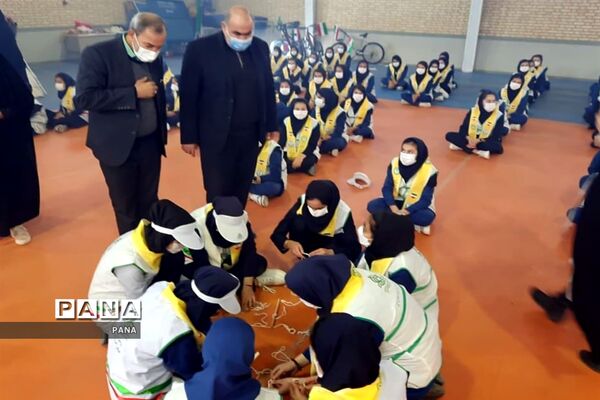 مانور تشکیلاتی یاوران انقلاب در منطقه کشاورز
