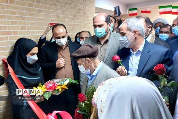 افتتاح آموزشگاه خیرساز با حضور وزیر آموزش و پرورش یوسف نوری در شهرستان قرچک
