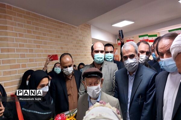 افتتاح آموزشگاه خیرساز با حضور وزیر آموزش و پرورش یوسف نوری در شهرستان قرچک