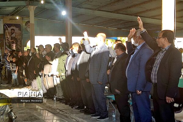 مراسم گرامیداشت اولین سالگرد عروج سردار خسرو کاووسی در امیدیه