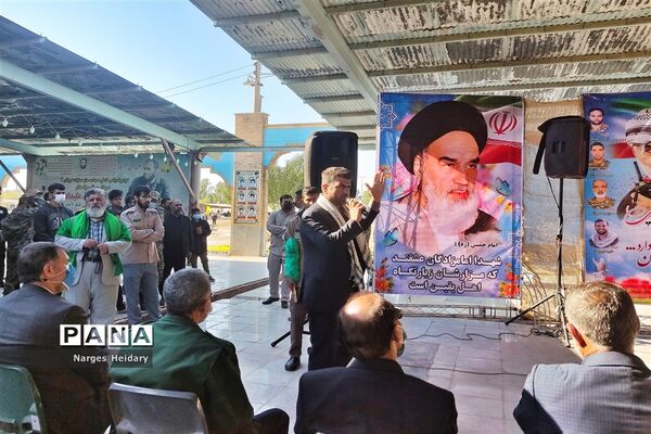 مراسم گرامیداشت اولین سالگرد عروج سردار خسرو کاووسی در امیدیه