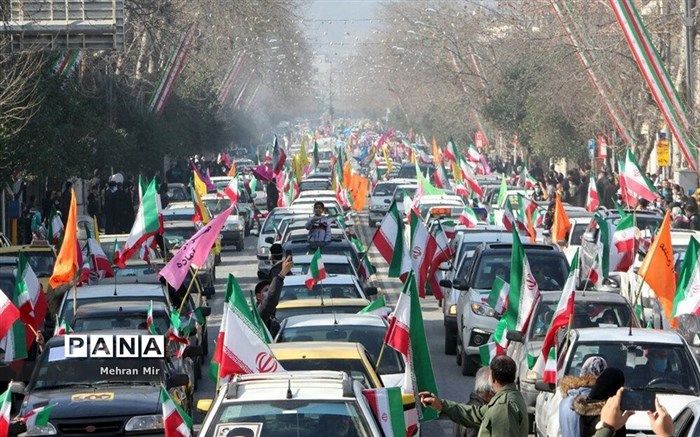 حضور فعال پلیس پایتخت در راهپیمایی 22 بهمن ماه