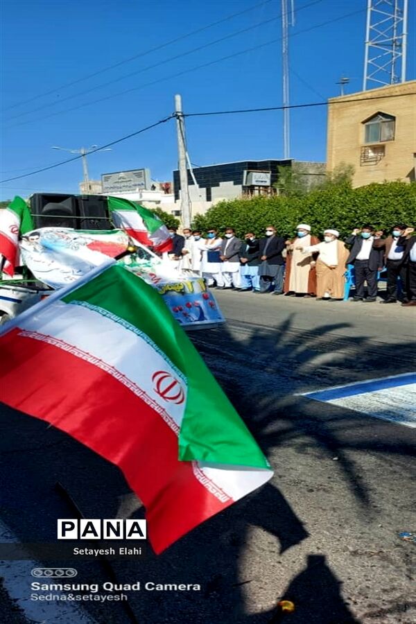 راهپیمایی مردمی ۲۲ بهمن ۱۴۰۰ در چابهار
