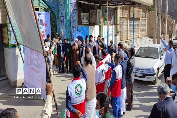 جشن سالگرد پیروزی انقلاب اسلامی در ایرانشهر