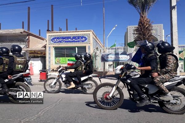 راهپیمایی خودرویی ۲۲ بهمن در شهر زاهدان