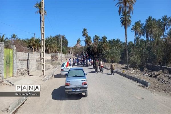 شور و شوق مردم بزمان در چهل و سومین جشن پیروزی انقلاب اسلامی